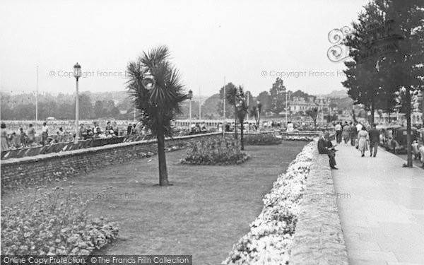 Photo of Torquay, The Promenade 1949