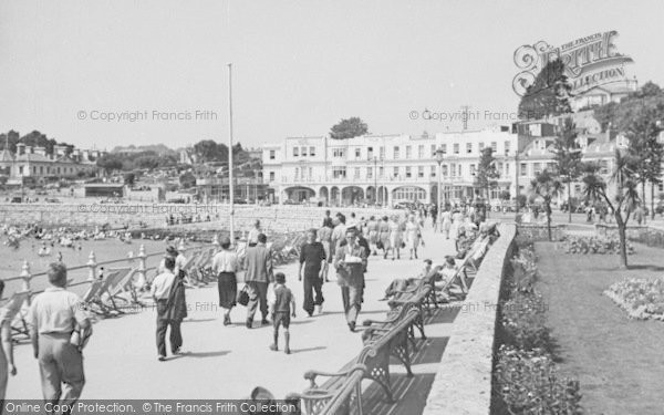 Photo of Torquay, The Promenade And Gardens 1948