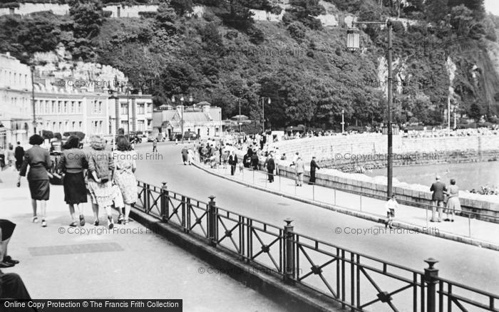 Photo of Torquay, The Promenade c.1950