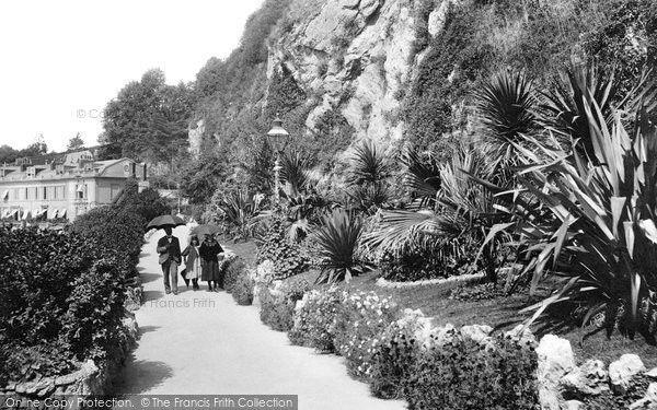 Photo of Torquay, The Rock Walk 1896