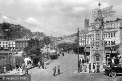 The Strand And Clock Tower 1920, Torquay