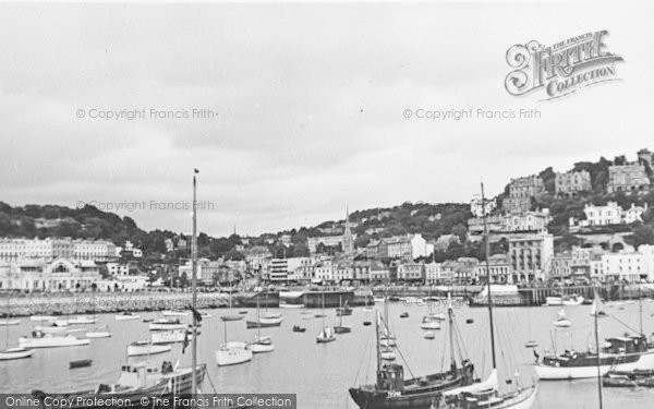 Photo of Torquay, The Town From The Harbour c.1950