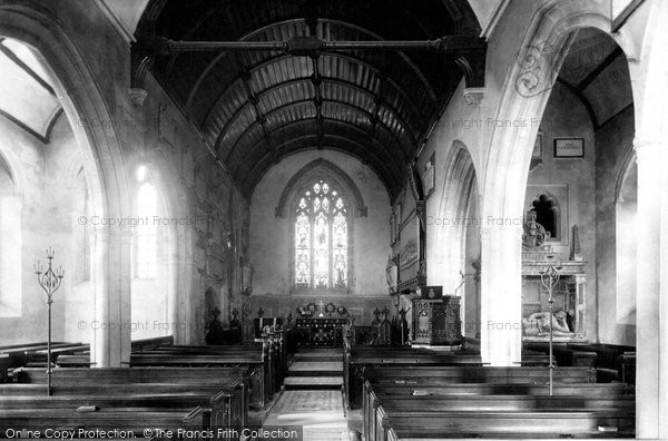 Photo of Torquay, Tormohun Church Interior 1889