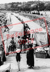 Torre Abbey Sands, Changing Tents 1924, Torquay