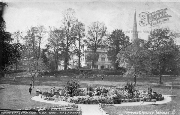 Photo of Torquay, Torwood Gardens 1906