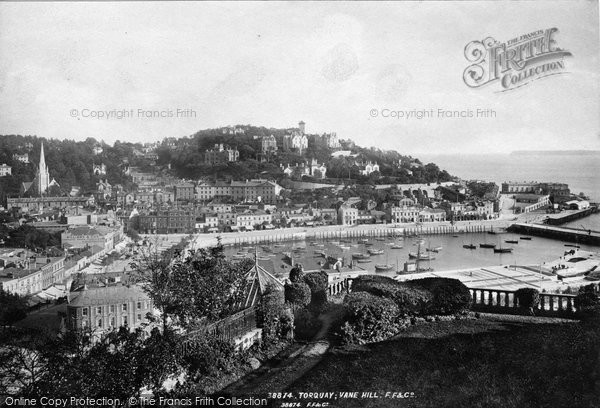Photo of Torquay, Vane Hill 1896