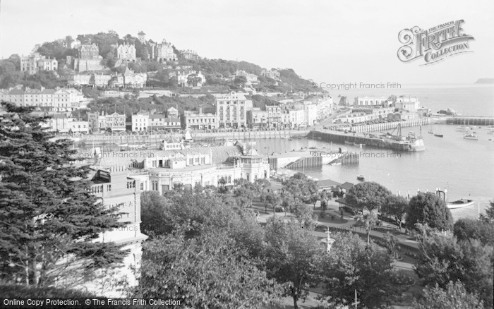 Photo of Torquay, Vane Hill And Harbour 1938