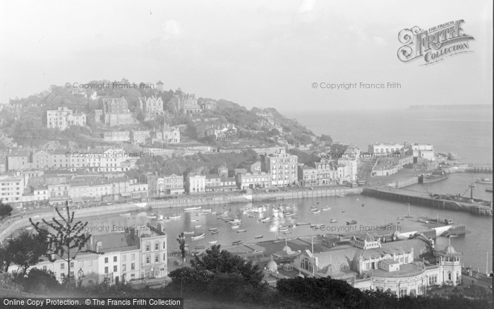 Photo of Torquay, Vane Hill And Harbour 1938