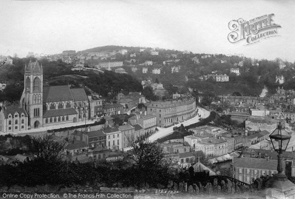 Photo of Torquay, View From St John's Church 1895