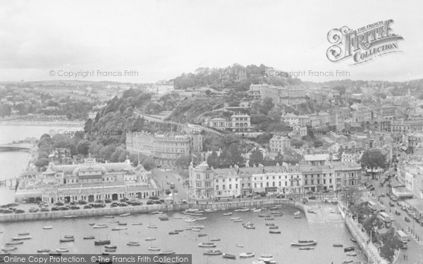 Photo of Torquay, View From Vane Hill c.1950
