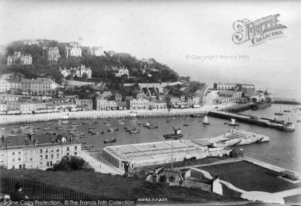Photo of Torquay, View From Waldron Hill 1895