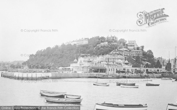 Photo of Torquay, Walden Hill From Harbour c.1930