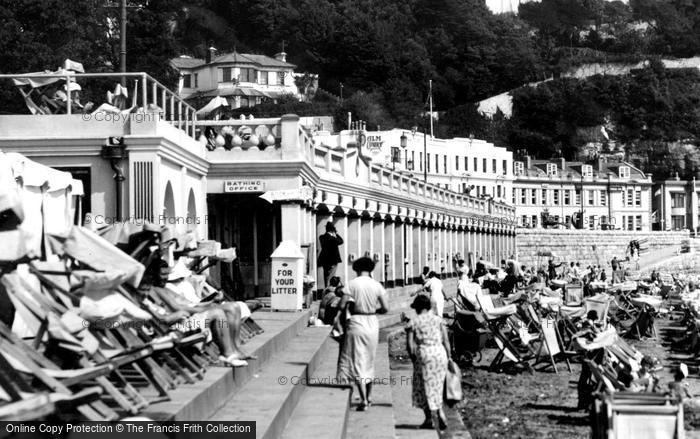 Photo of Torquay, Waldon Hill, Beach Cafe c.1939