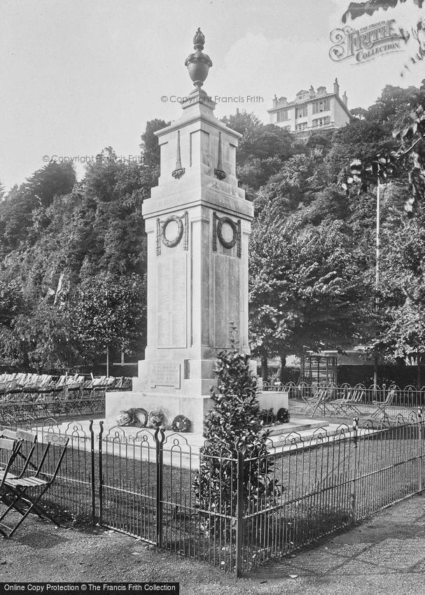 Torquay, War Memorial 1924
