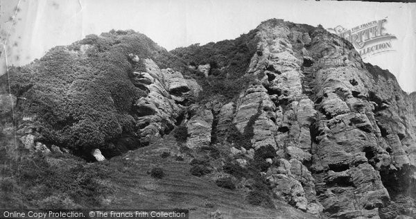 Photo of Torquay, Watcombe Rocks c.1870