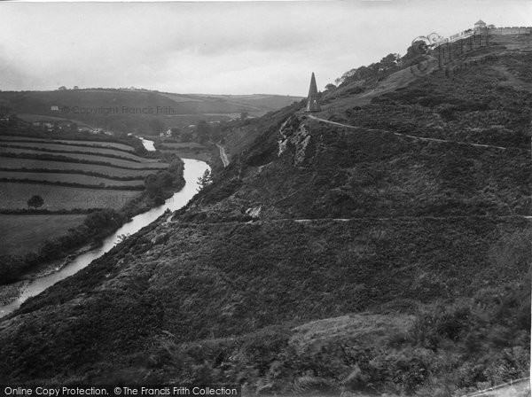 Photo of Torrington, Castle Hill And Obelisk 1923