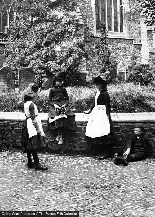 Photo of Torrington, Children At Church c.1890 