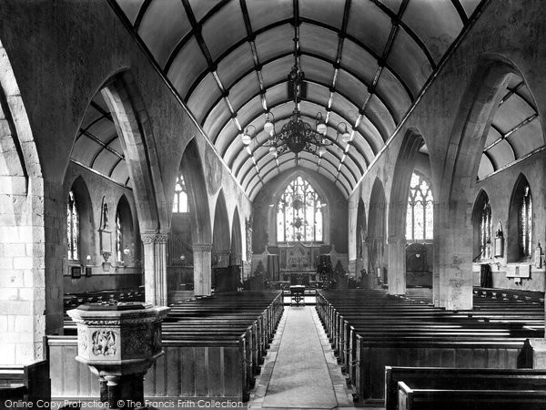 Photo of Torrington, St Michael's Church Interior 1923