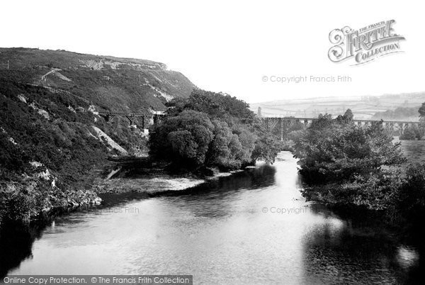Photo of Torrington, View From Rothern Bridge 1893
