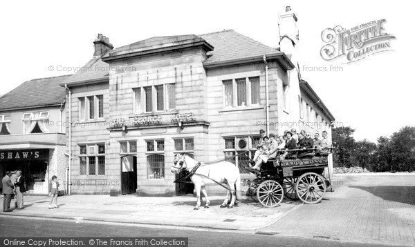 Photo of Torrisholme, A Waggonette At The George Hotel c.1965