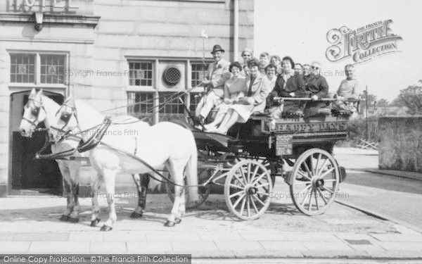 Photo of Torrisholme, A Waggonette At The George Hotel c.1965