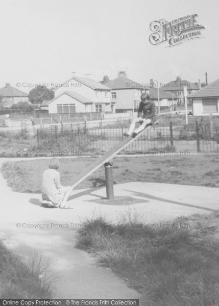 Photo of Torrisholme, Children On Playground See Saw c.1965