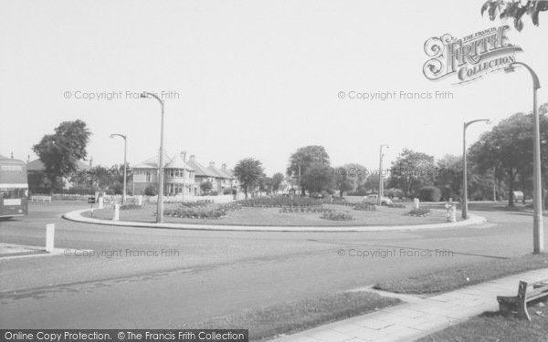 Photo of Torrisholme, The Roundabout c.1965
