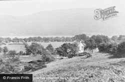 Sunny Bank House And Coniston Water c.1955, Torver