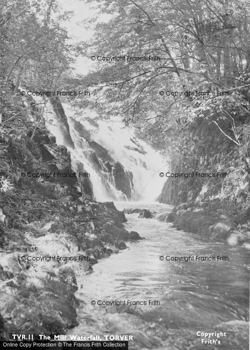 Photo of Torver, The Mill Waterfall c.1955