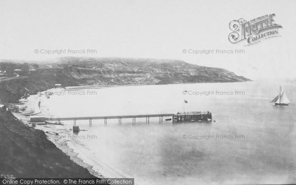 Photo of Totland Bay, 1890