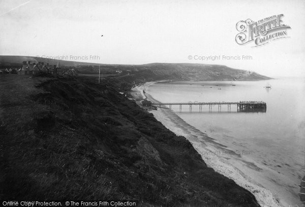 Photo of Totland Bay, Bay And Pier 1892