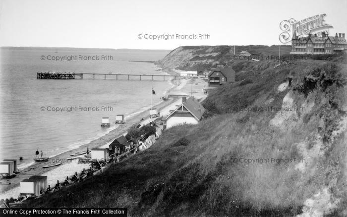Photo of Totland Bay, Beach And Pier c.1893