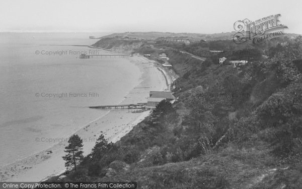 Photo of Totland Bay, From The West 1934