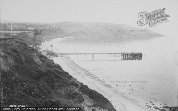 Photo of Totland Bay, Looking South 1892
