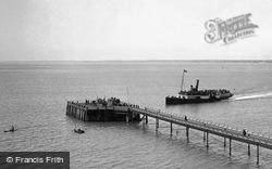 Steamer And Pier 1923, Totland Bay