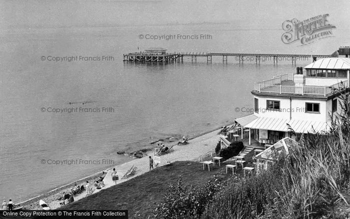 Photo of Totland Bay, The Beach And Pier c.1955