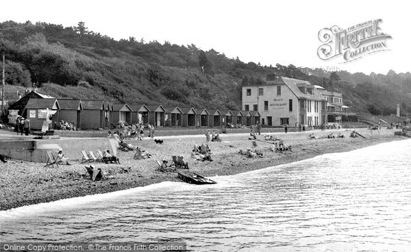 Photo of Totland Bay, The Beach c.1955