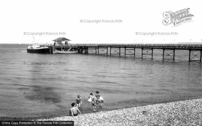 Photo of Totland Bay, The Pier c.1955