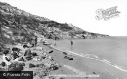 West Beach c.1960, Totland Bay