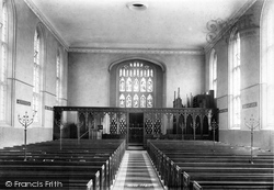 Bridgetown Church Interior 1896, Totnes