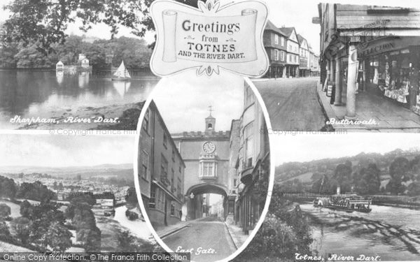 Photo of Totnes, Composite c.1910