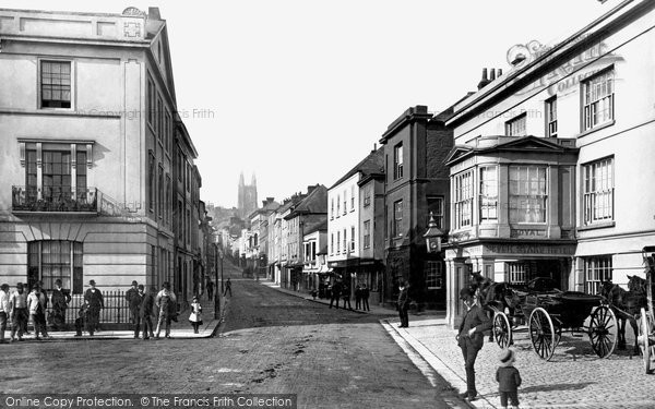 Photo of Totnes, Fore Street 1889