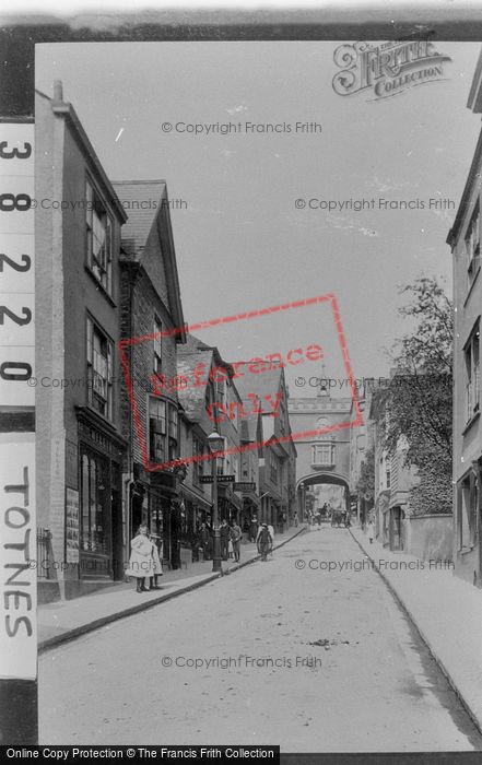 Photo of Totnes, Fore Street 1896