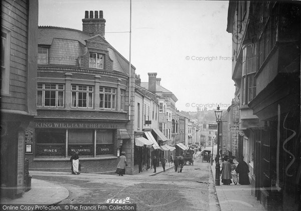 Photo of Totnes, Fore Street And Station Road Corner 1906