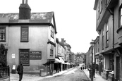 Fore Street, Looking Down 1896, Totnes