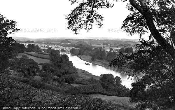 Photo of Totnes, From Sharpham Drive 1922