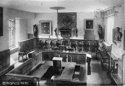 Guildhall Interior 1896, Totnes