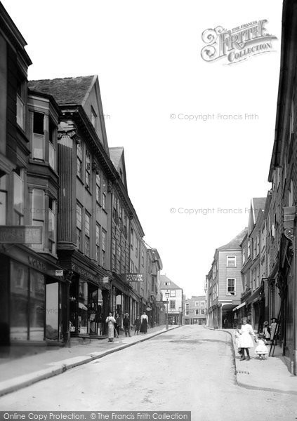 Photo of Totnes, High Street 1896