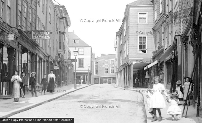 Photo of Totnes, High Street 1896