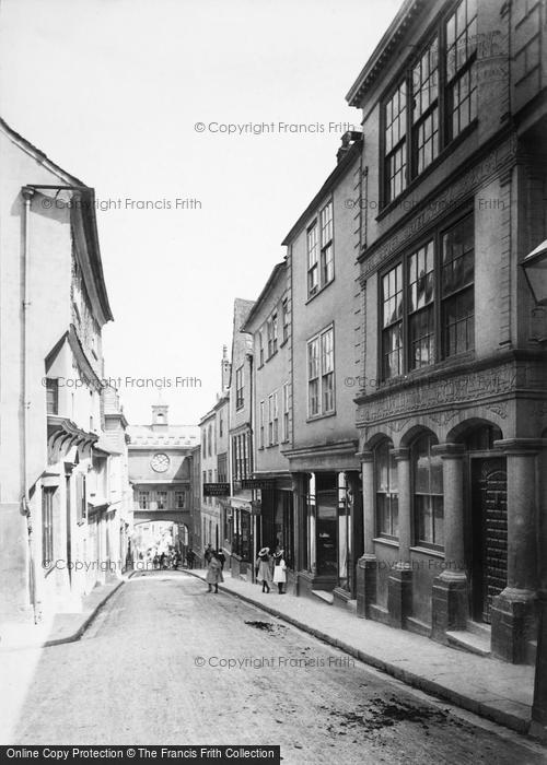 Photo of Totnes, High Street And East Gate 1896